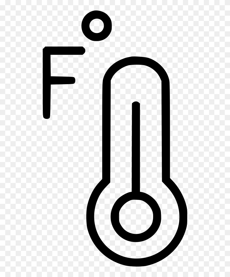Fahrenheit Thermometer Temperature - Fahrenheit Thermometer Png Clipart