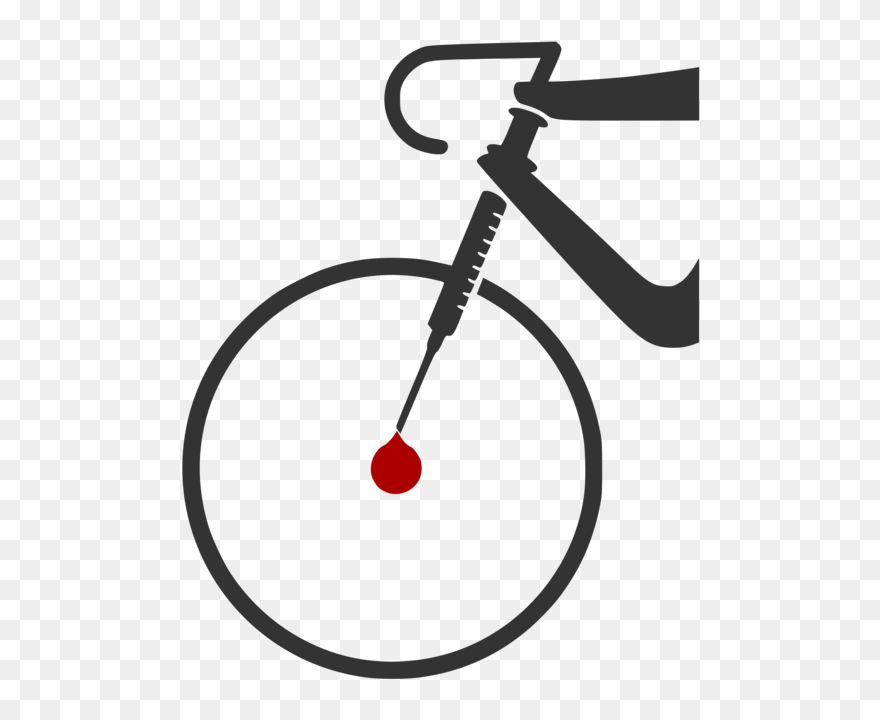 Line,bicycle,wheel - Bike Wheel Cartoon Png Clipart