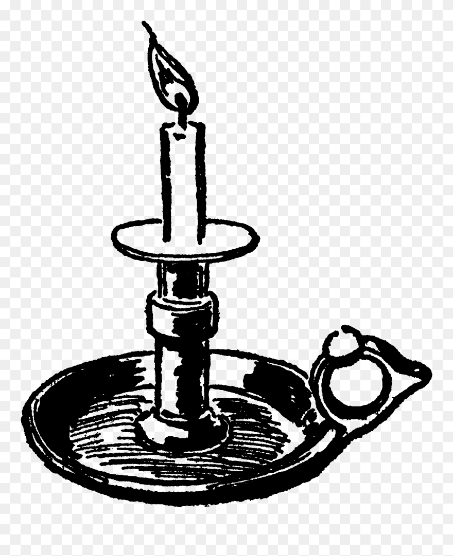 Ceremony Clipart Invitation Design - Smoking Candle Clip Art - Png Download