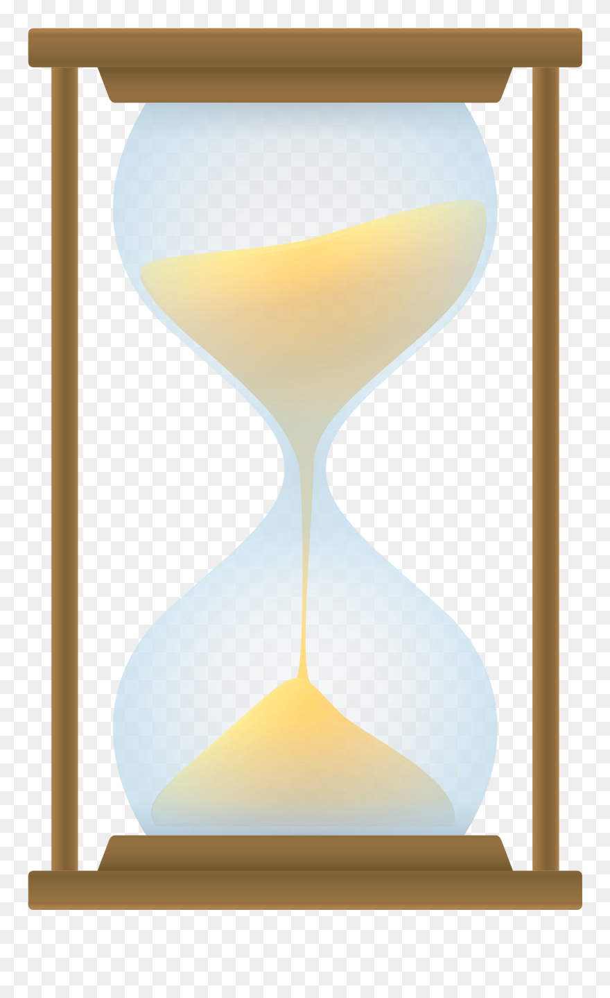 Hourglass Clipart Sand Clock, Hourglass Sand Clock - Clipart Hour Glass Png Transparent Png