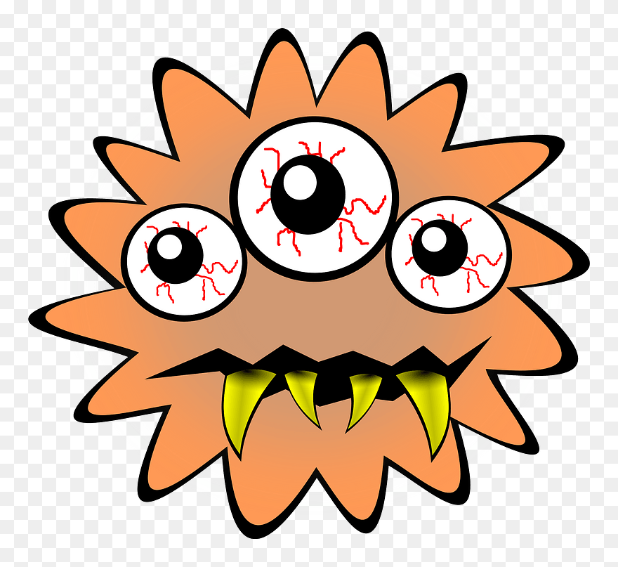 Bacteria Bug Free On - Bacteria Clipart - Png Download