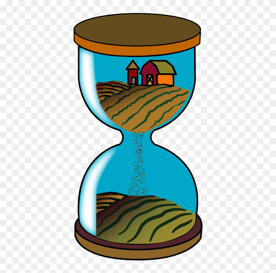 Harvest Time - Dibujo Animado Relojes De Arena Clipart