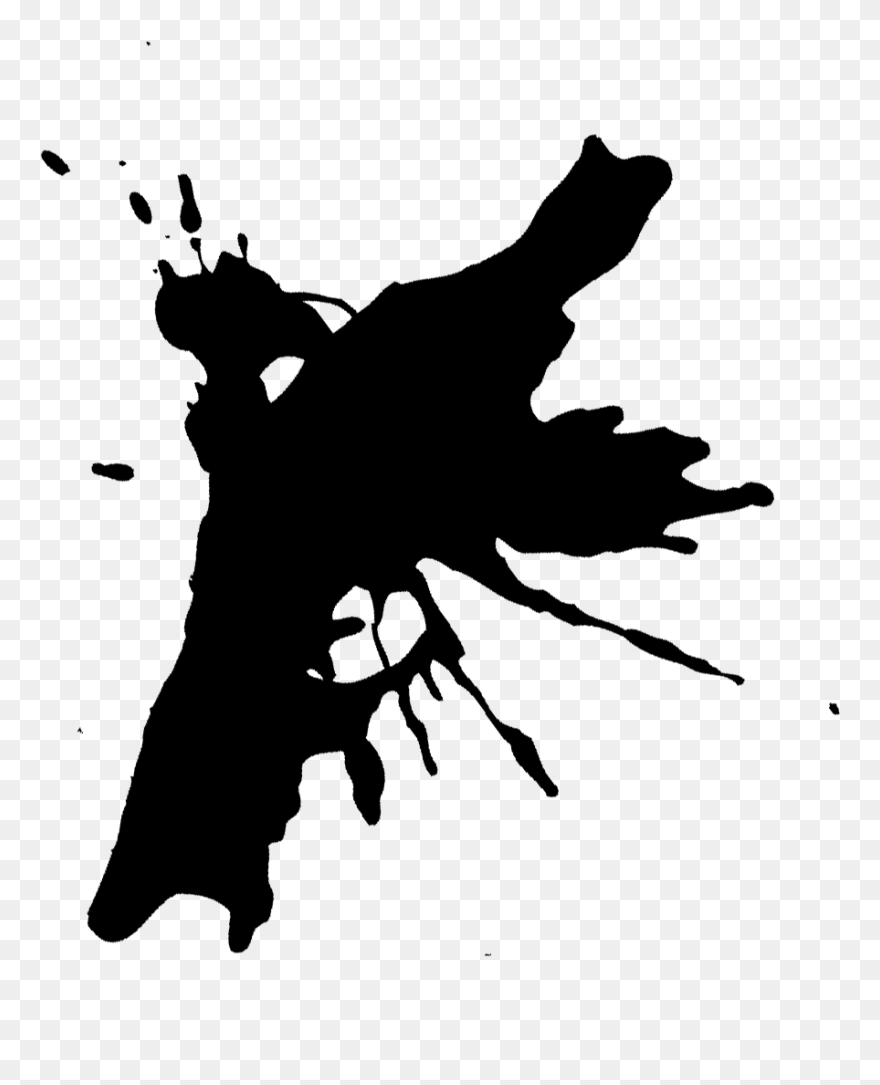 Brush Clipart Kuas - Black Paint Brush Vector Stroke - Png Download