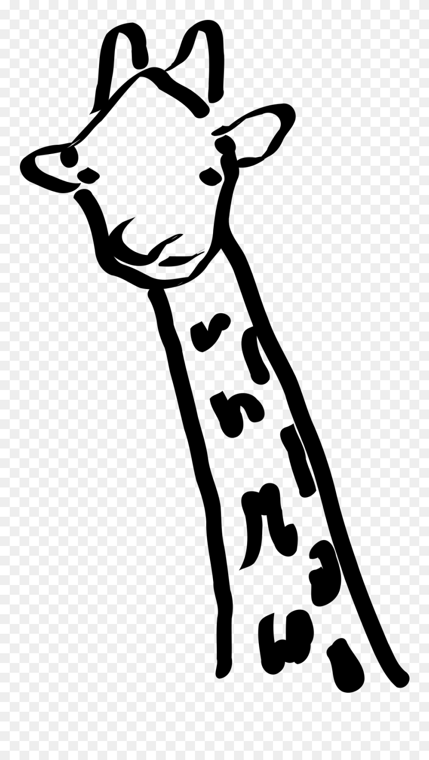Giraffe Clipart - Png Download