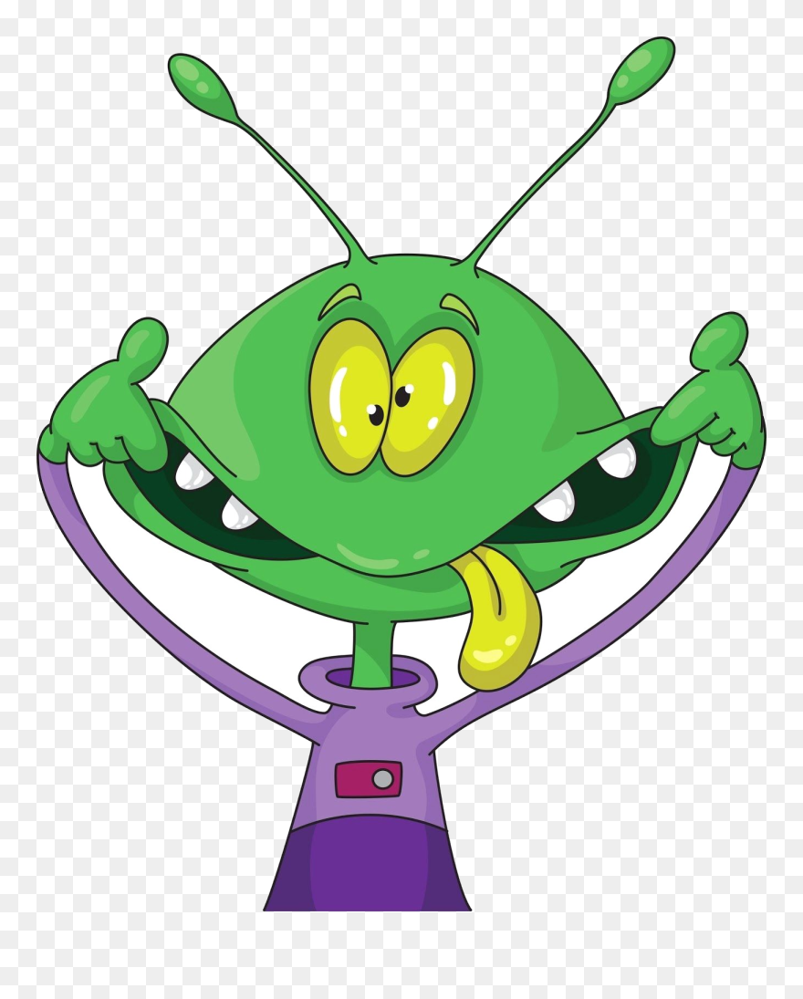 Transparent Png Azpng - Crazy Alien Clipart