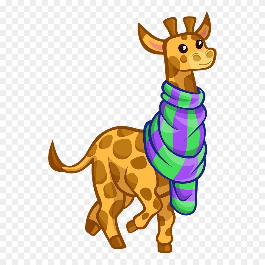 Giraffe Clipart - Giraffe - Png Download