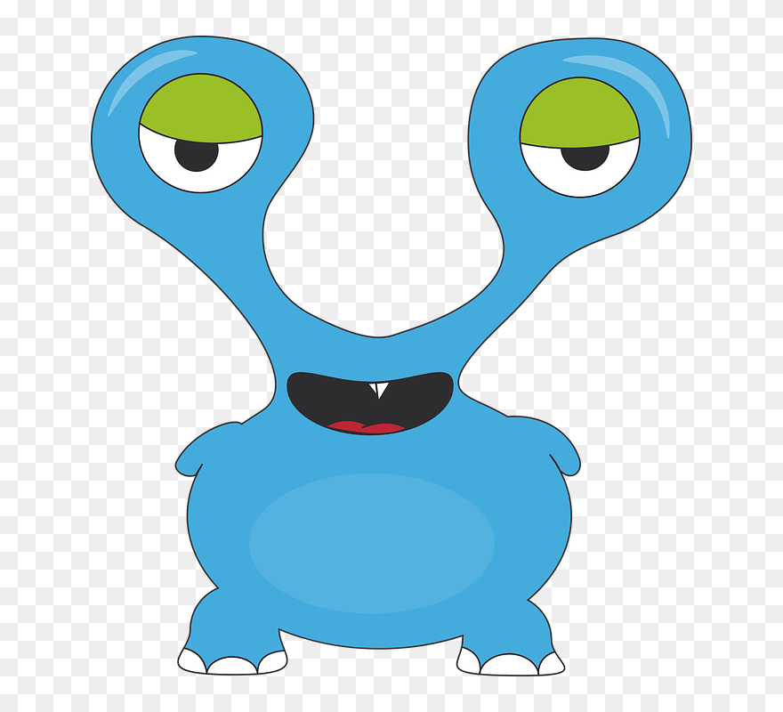 Alien Wallpaper Clipart Extraordinary Inspiration - Cartoon Alien No Background - Png Download
