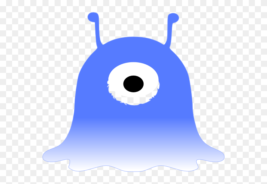 Alien Clipart One Eyed - Monster Antenna - Png Download
