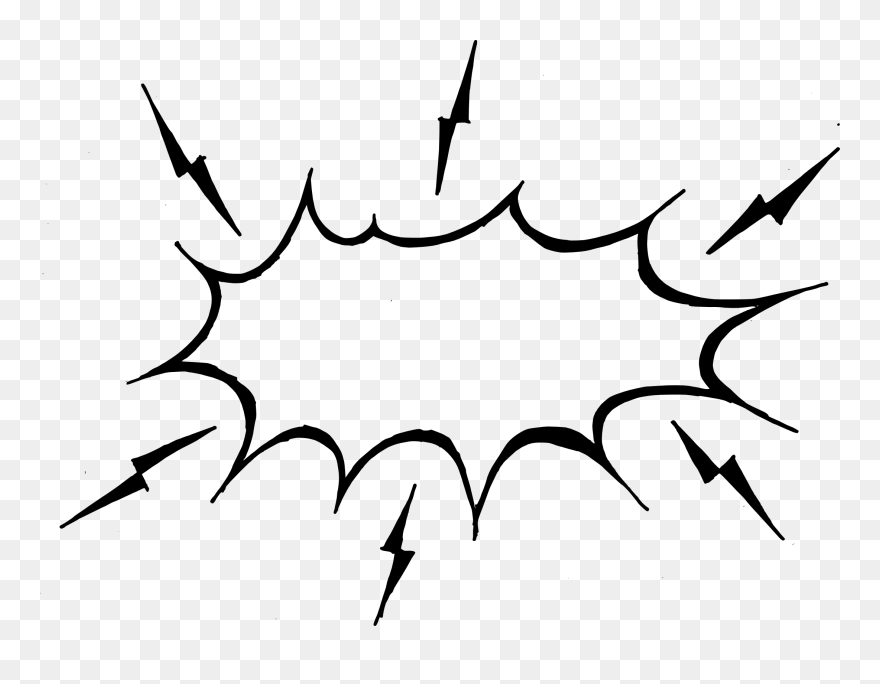 Speech Balloon Comics Comic Book Clip Art - Transparent Comic Bubble Png