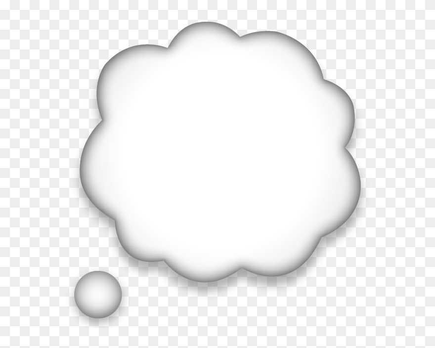 Clouds Clipart Thought Bubble, Clouds Thought Bubble - Thinking Bubble Emoji Png Transparent Png