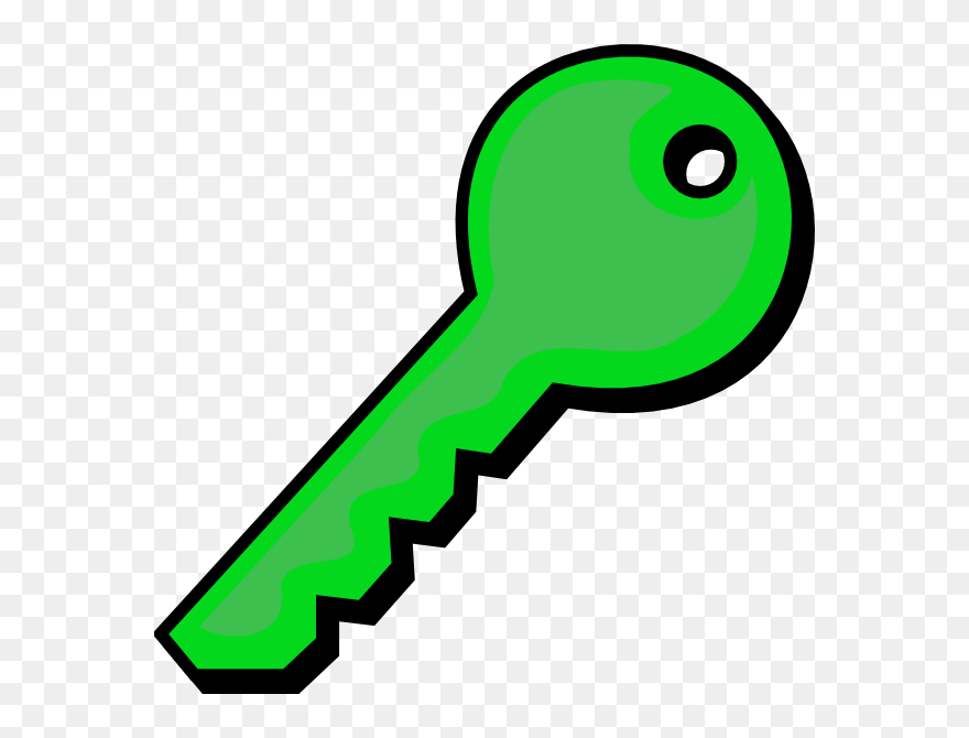 Green Key Clipart Png Download (5244074) PinClipart