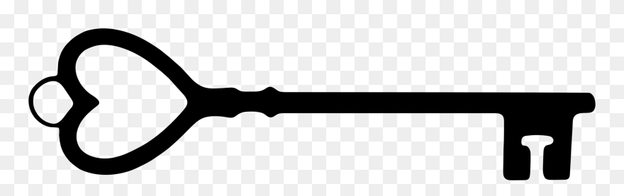 Key Silhouette Clipart
