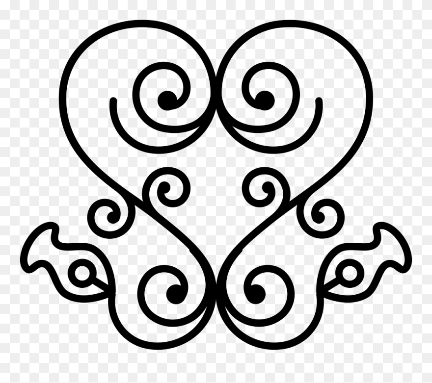 Design Svg Ornamental - Dibujos De Linea Espiral Clipart