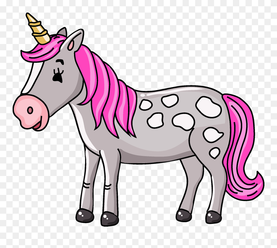 Unicorn Clipart - Mane - Png Download