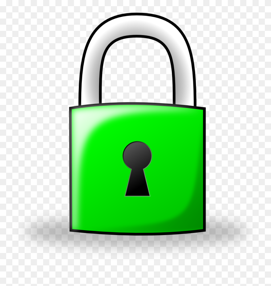 Locker Clipart Green - Lock Clipart - Png Download