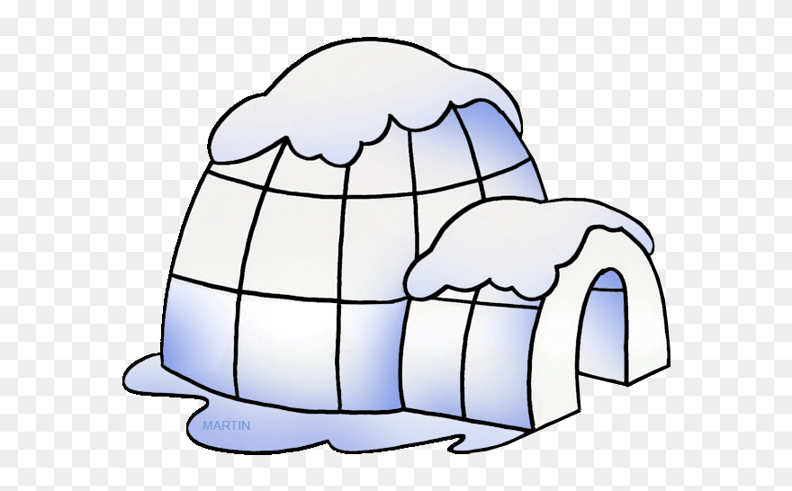 Igloo - Transparent Background Igloo Clipart - Png Download