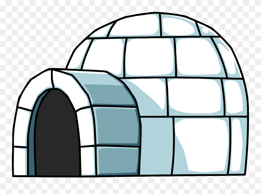 Igloo Clipart Transparent Background, Picture - Transparent Background Igloo Clipart - Png Download
