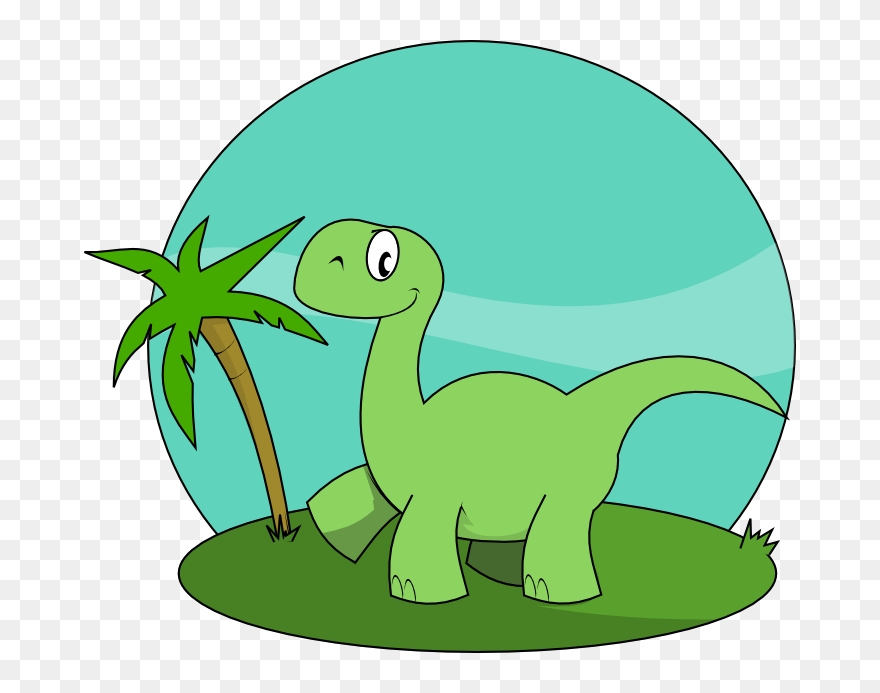 Cartoon Dinosaur Clipart - Dinosaur Clipart Kids - Png Download