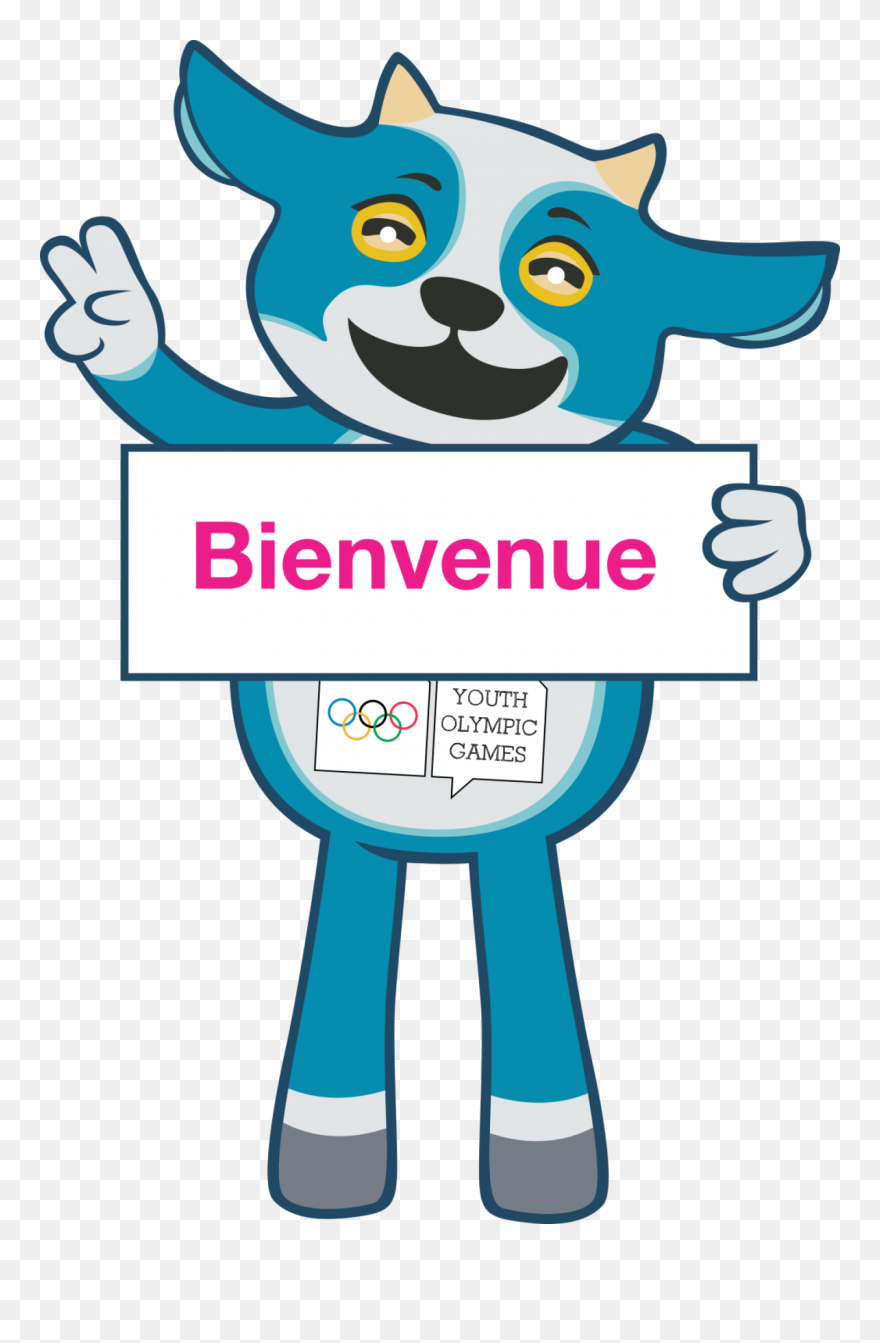 Youth Winter Olympics 2020 Mascot Clipart