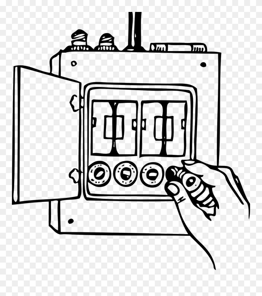 Safety At Home Outline Clipart