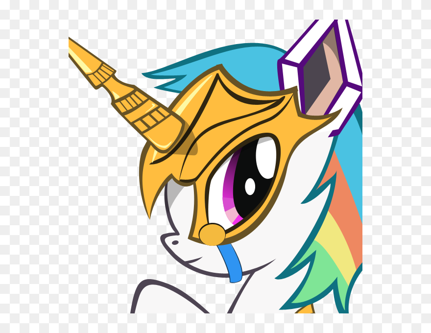 Unicorn - Head - Cartoon - Uncorn Cartoon Heads Clipart