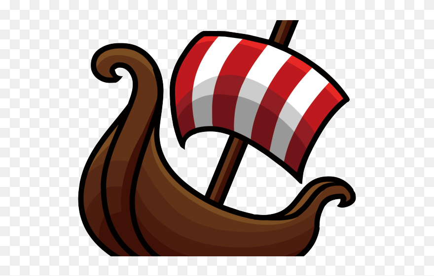 Transparent Viking Ship Clipart - Png Download