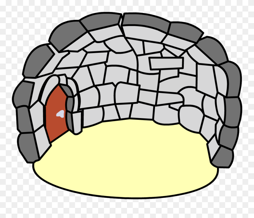Club Penguin Wiki - Basic Club Penguin Igloo Clipart