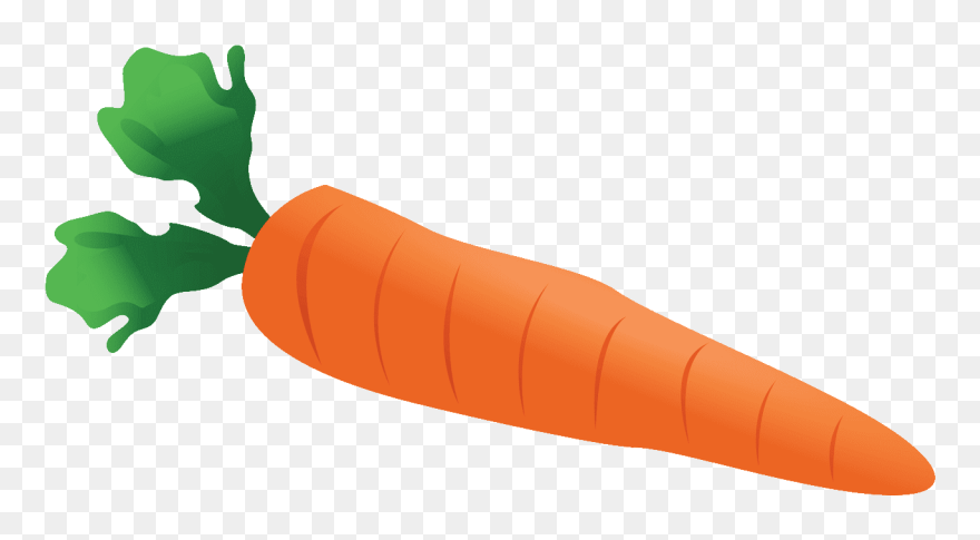 Carrot Clipart Wortel - Single Vegetables Clip Art - Png Download