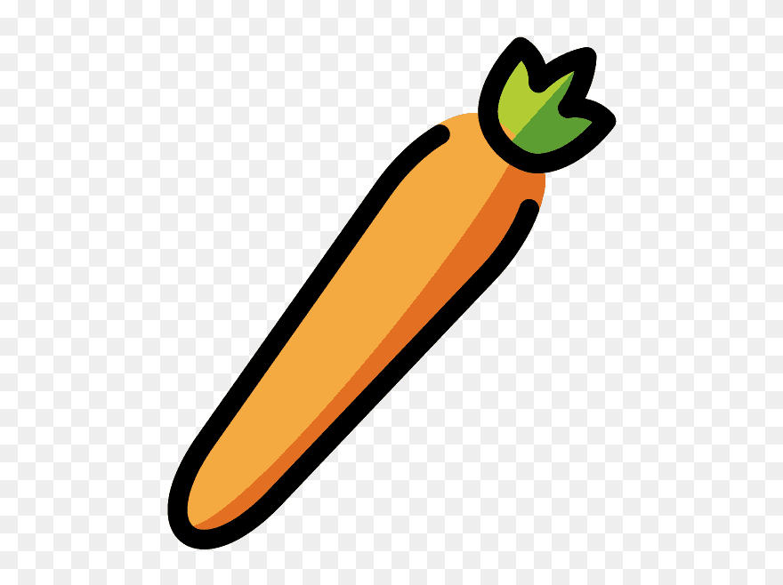 Carrot Emoji Clipart - Png Download