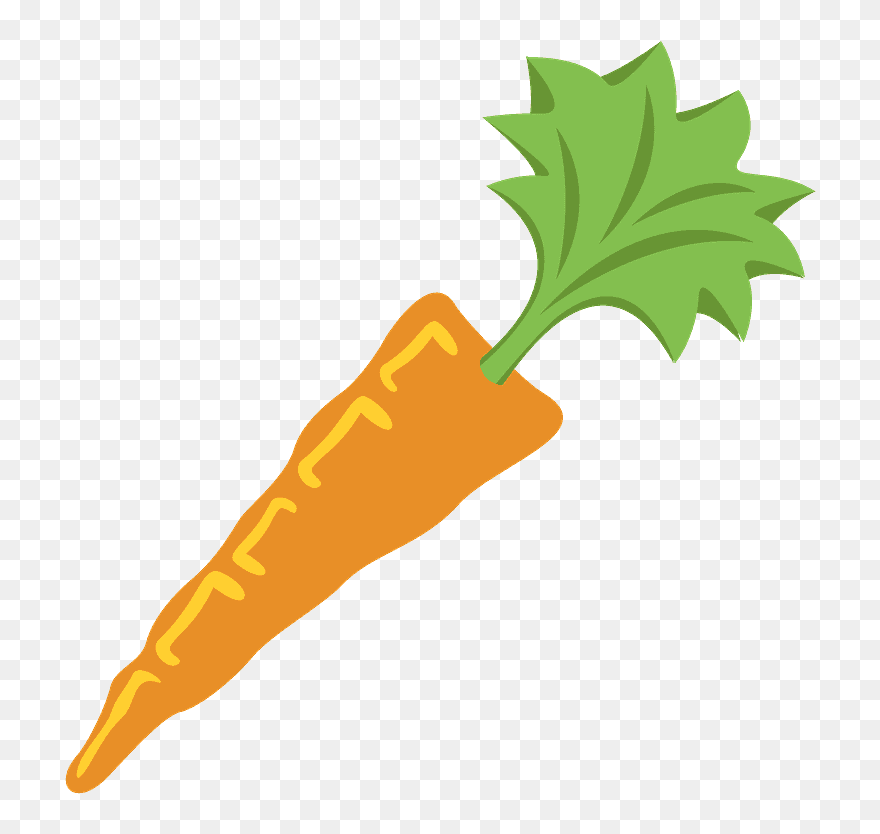 Carrot Emoji Clipart - Emoji - Png Download