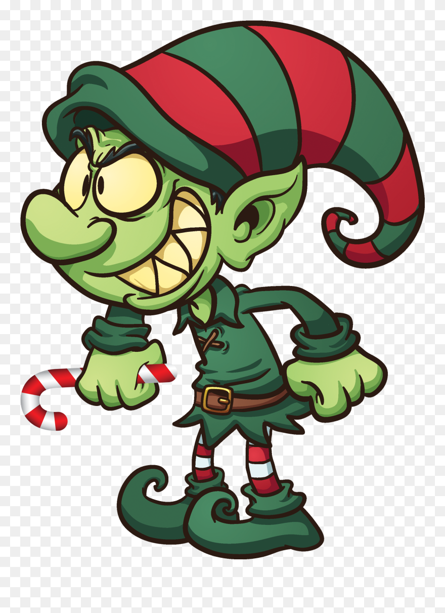 Evil Christmas Elf Clipart