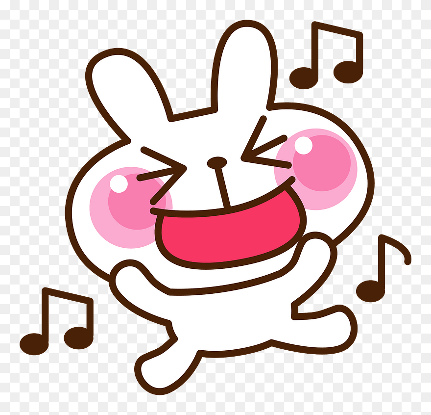 Rabbit Animal Joy Clipart - Png Download