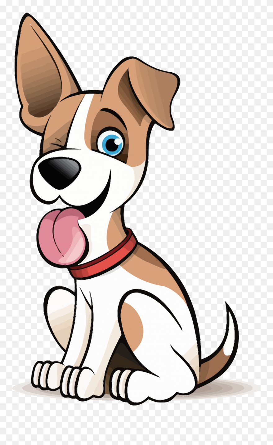 Cute Cartoon Dog Clipart - Png Download