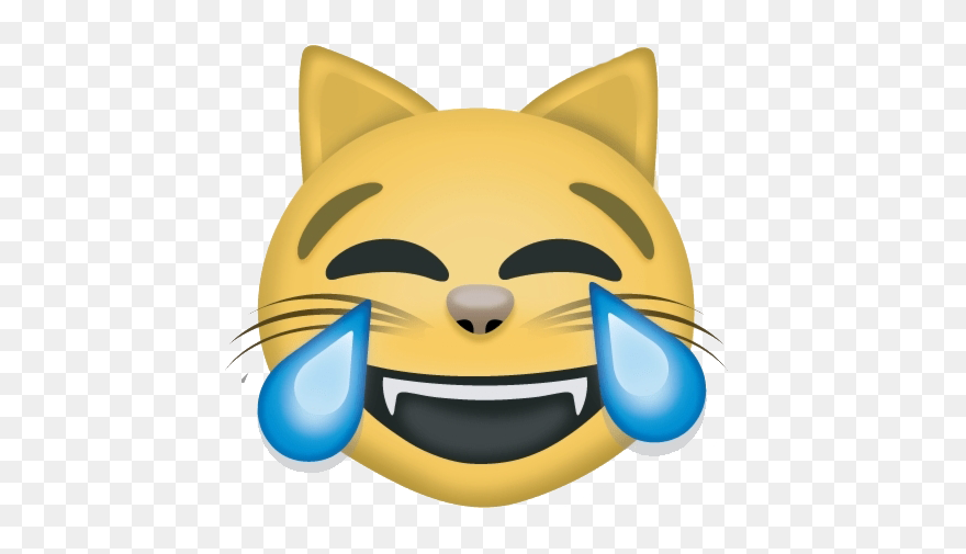 Laughing Emoji Png Clipart - Cat Face With Tears Of Emoji Transparent Png