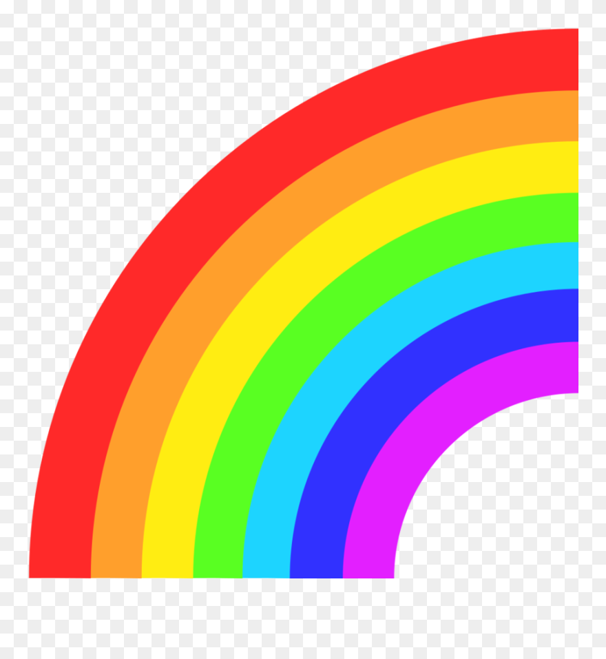 Emoji Clipart Rainbow - Transparent Background Rainbow Emoji - Png Download