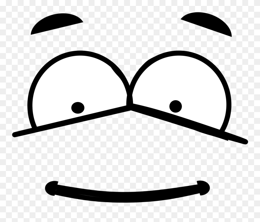 Outline Face Art Emoji Png Clipart Transparent Png