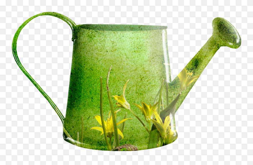 Clip Art Free Library Garden Flower Clip Art Green - Garden - Png Download