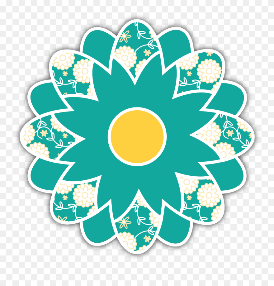 Transparent Free Spring Flower Clipart - Scrapbooking - Png Download