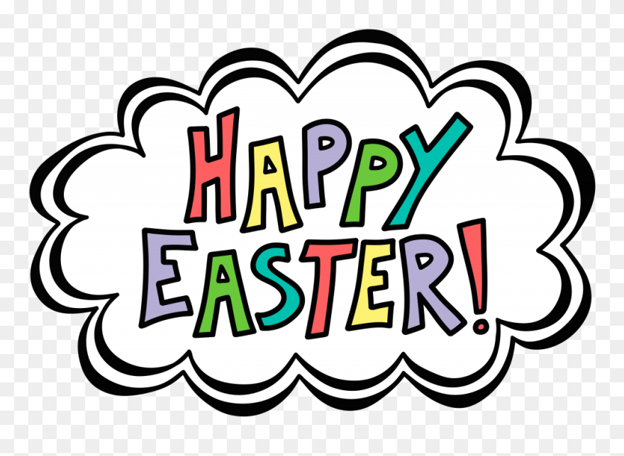 Transparent Background Happy Easter Clipart - Png Download