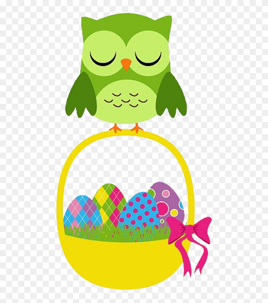 Clipart Easter Owl - Easter Owl Clip Art - Png Download