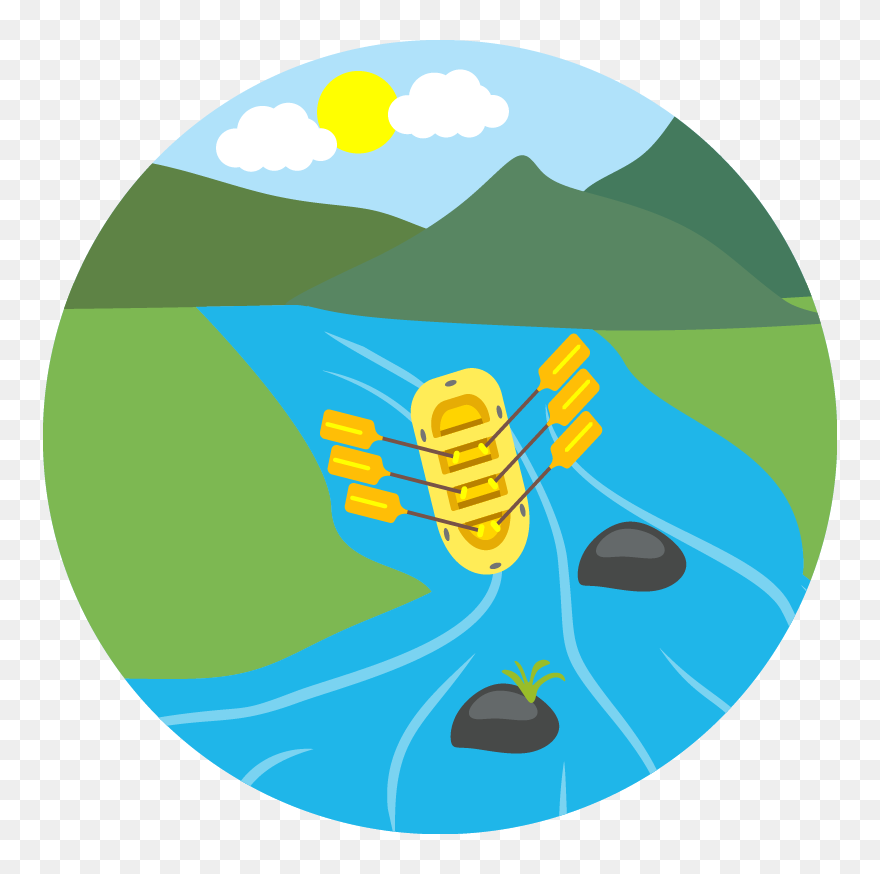 Pacuare River Row Free Clip Art - Clip Art - Png Download