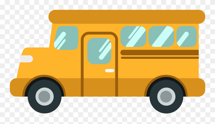 Cartoon Bus Png - Animated School Bus Png Clipart