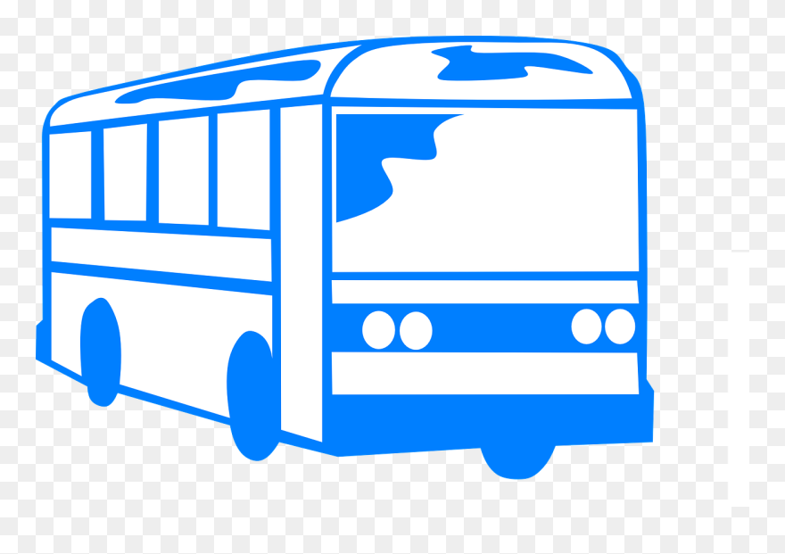 Transparent Old Bus Png - Bus Stop Clipart Black And White