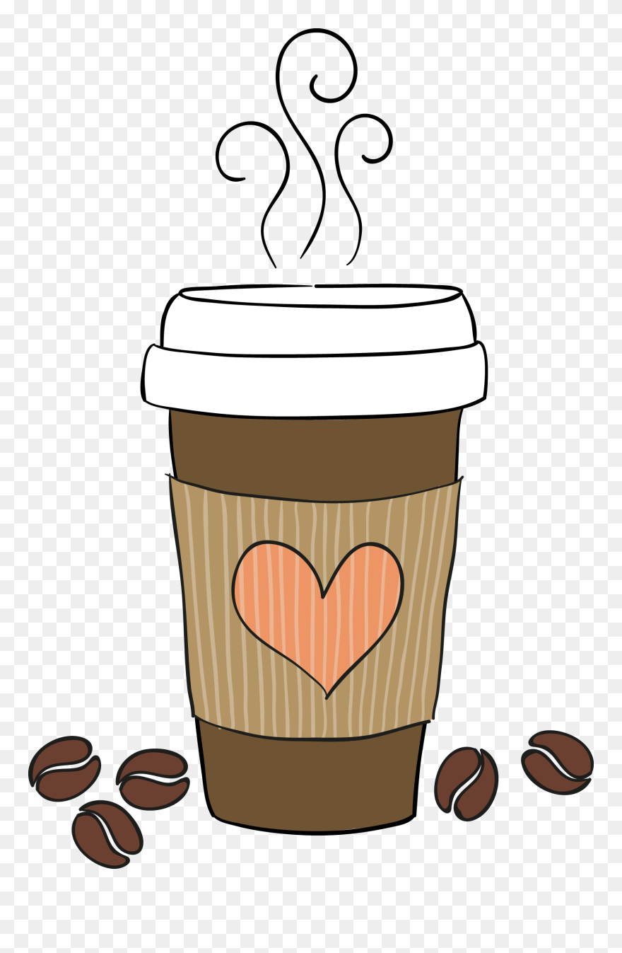 Coffee Tea Cocktail Cafe Breakfast - Coffee Cartoon Png Clipart