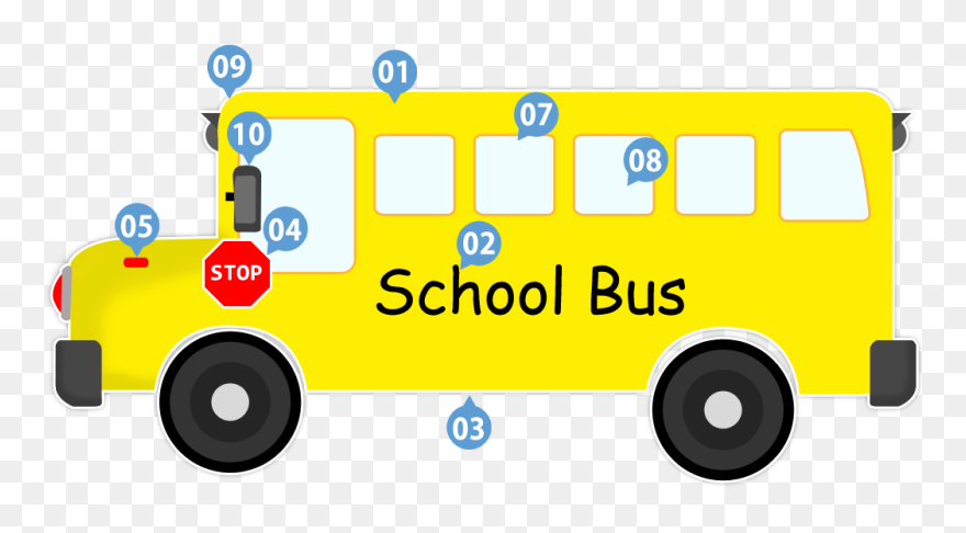 India Clipart Bus - School - Png Download