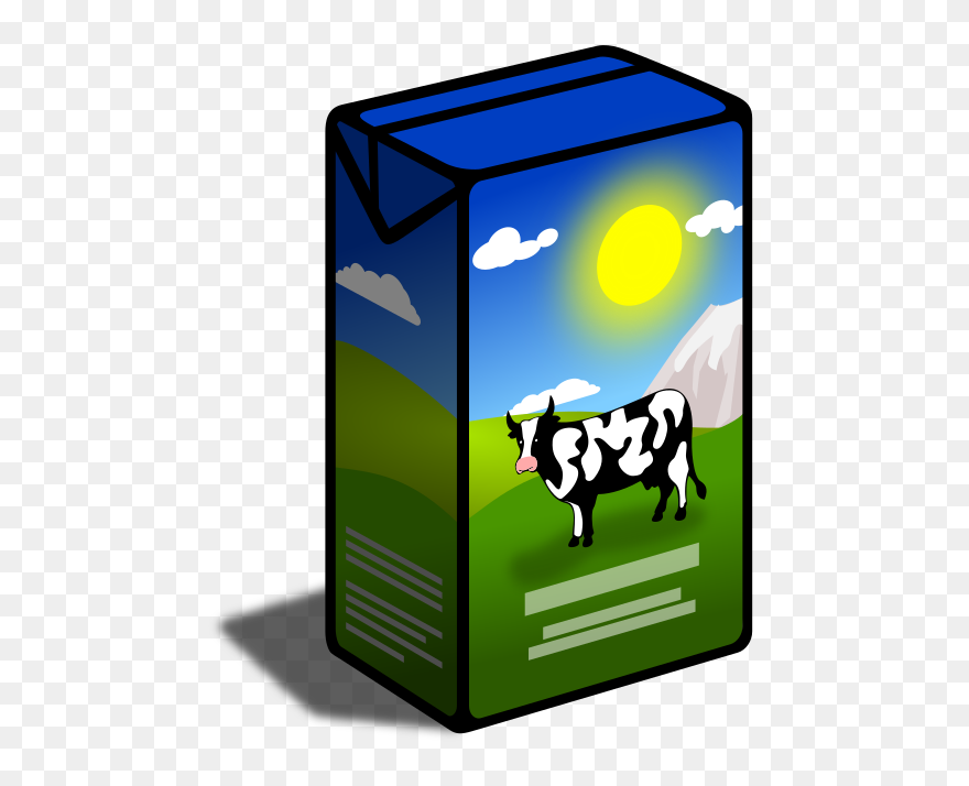 Grass,yellow,ball - Box Milk Clipart - Png Download