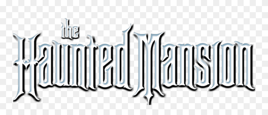 Haunted Mansion Font Sign Clipart