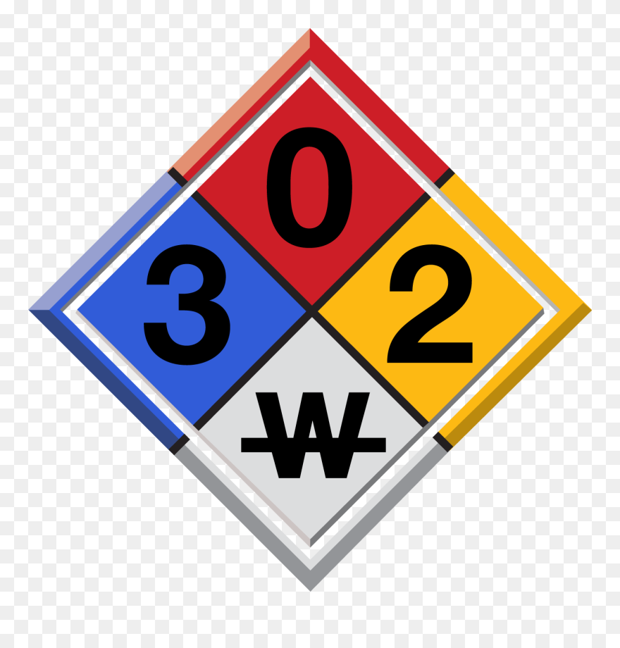 Hazmat Diamond - Clipart Best - Nfpa 1 0 0 Ox - Png Download