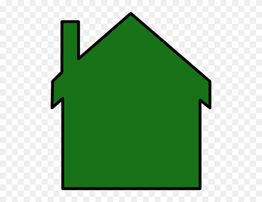 Dark House Clipart Png Royalty Free Stock Dark Green - Green House Outline Clipart Transparent Png