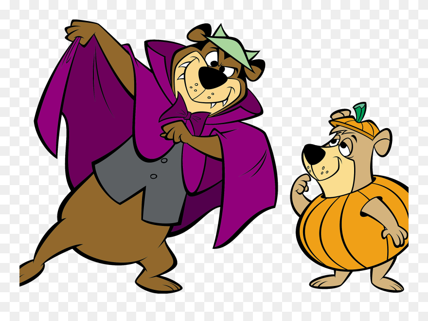 Clipart Halloween Hayride - Yogi Bear Halloween - Png Download